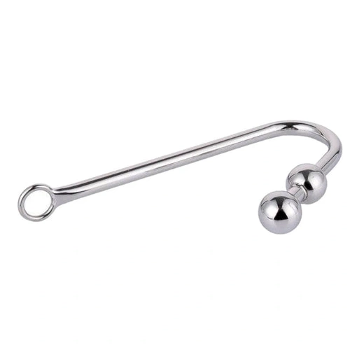 Two Anal Pleasurable Steel 4417 Balls Stainless Hook 0301
